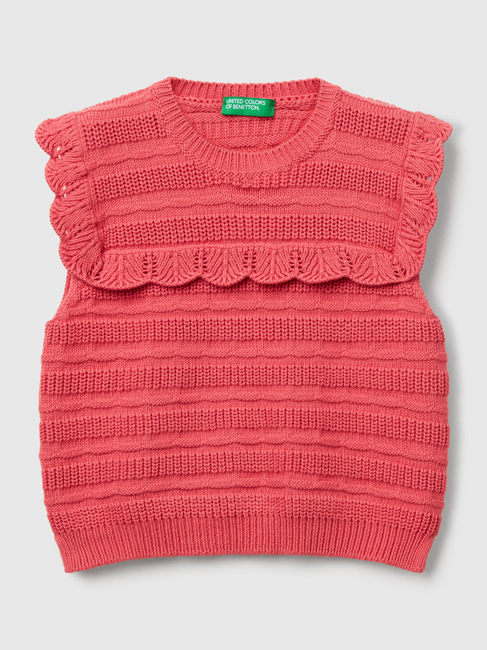 SLEEVELESS SWEATER Niña image number 1