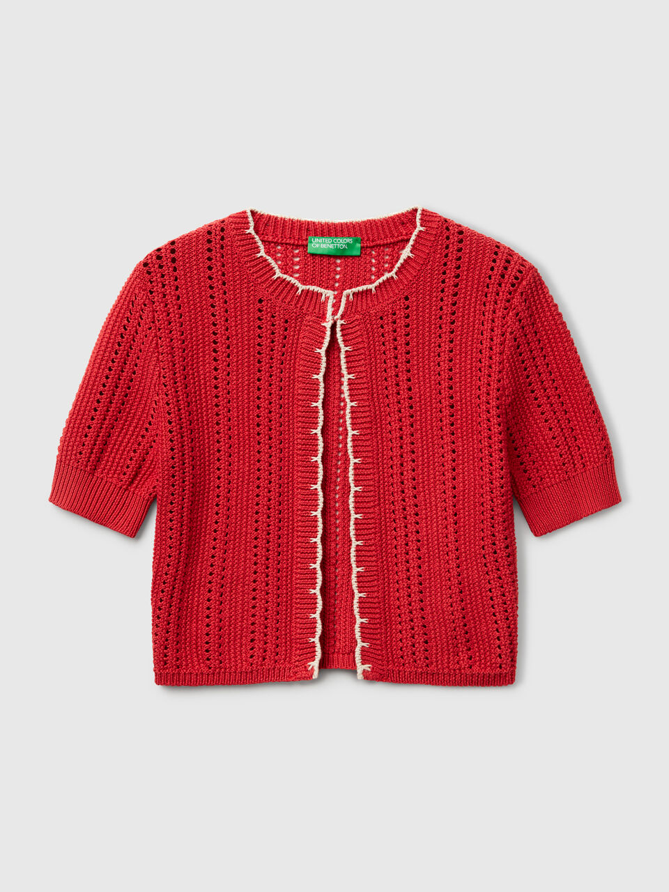BUTTONED SWEATER H/S Mujer image number 1