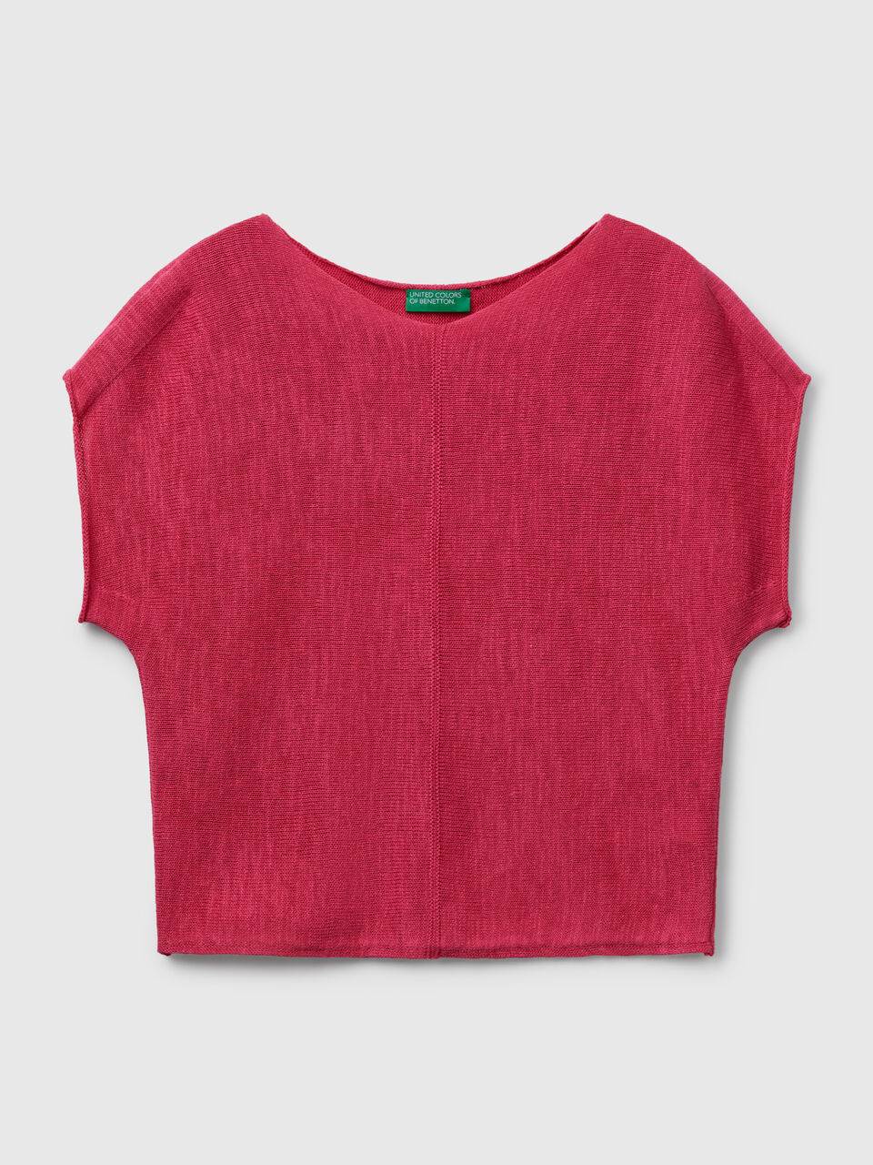 S/L V NECK SWEATER Mujer image number 1