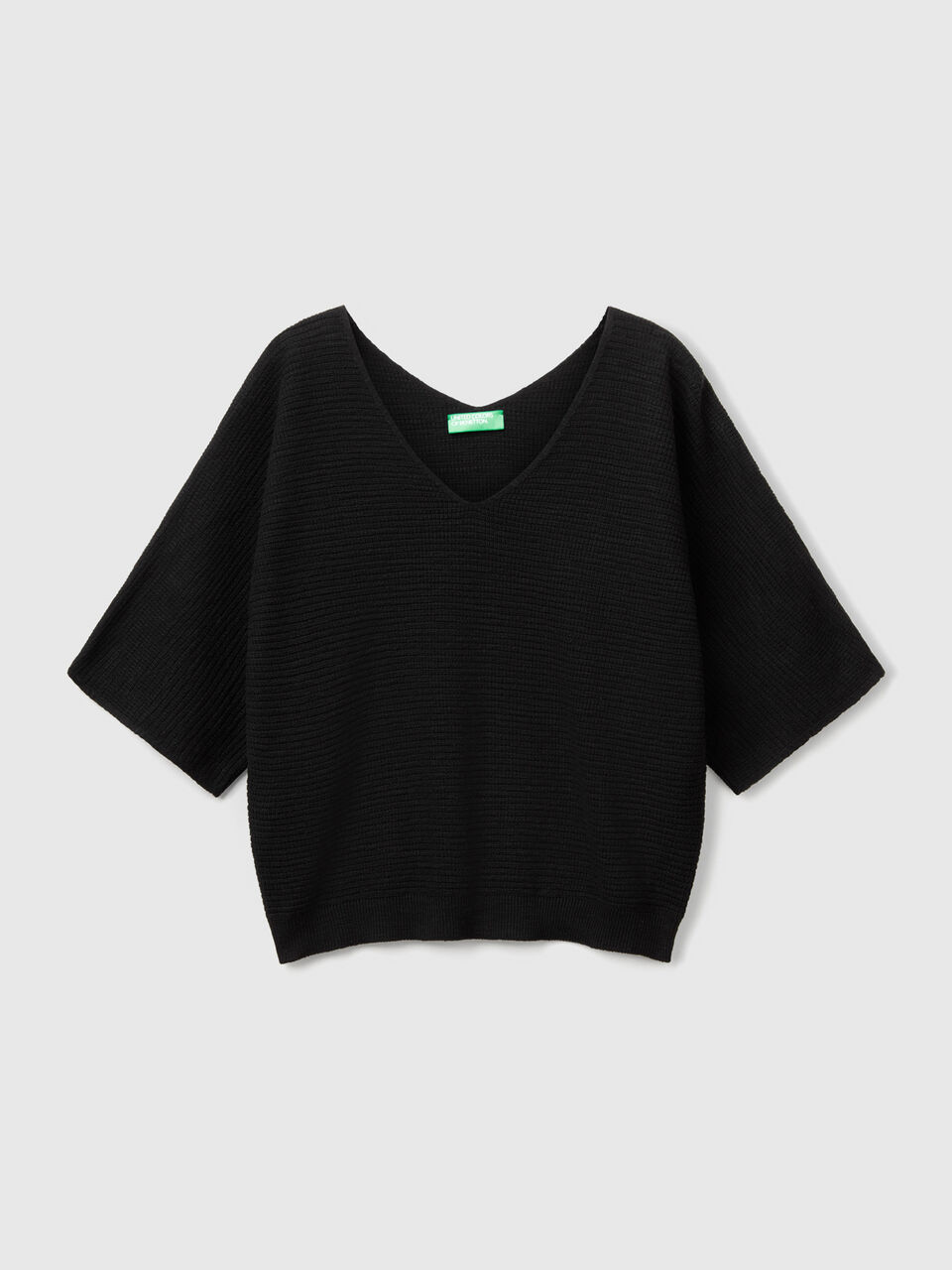 V NECK SWEATER H/S Mujer image number 1