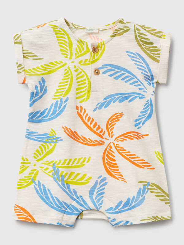 Pelele estampado tropical Recién nacidos