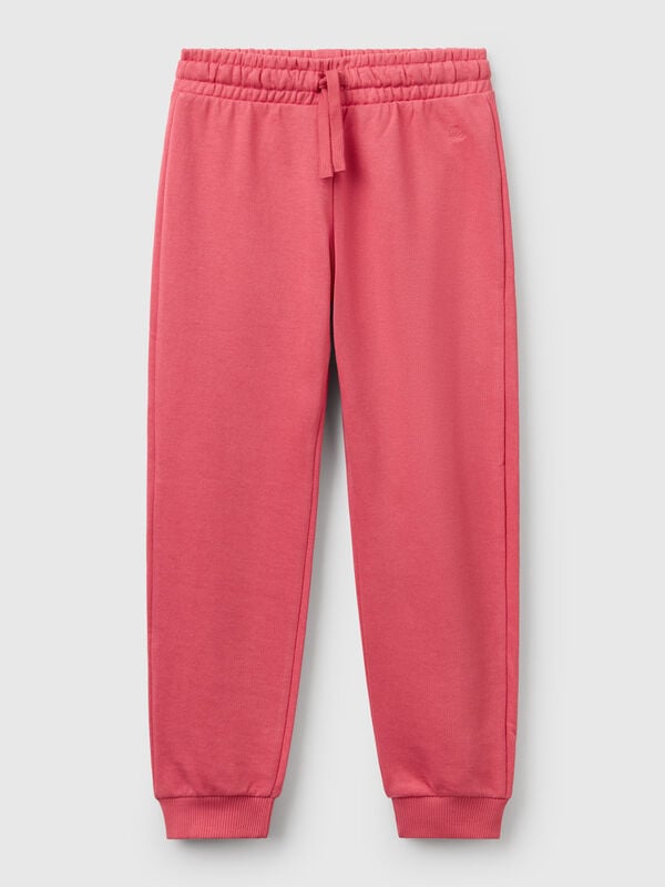 Pantalón de felpa con logotipo Niña