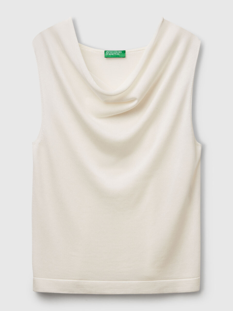 SLEEVELESS SWEATER Mujer image number 1