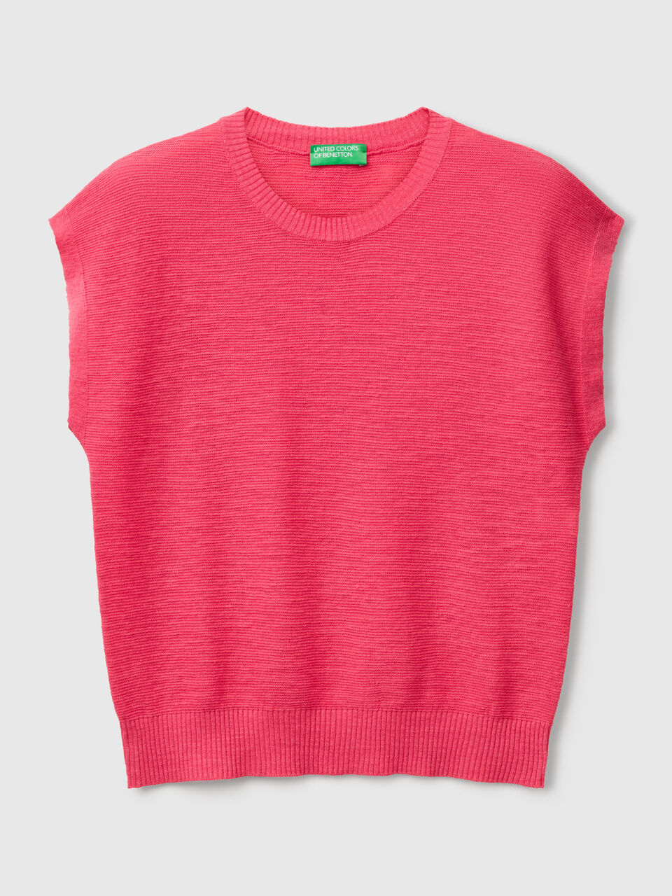 SLEEVELESS SWEATER Mujer image number 1