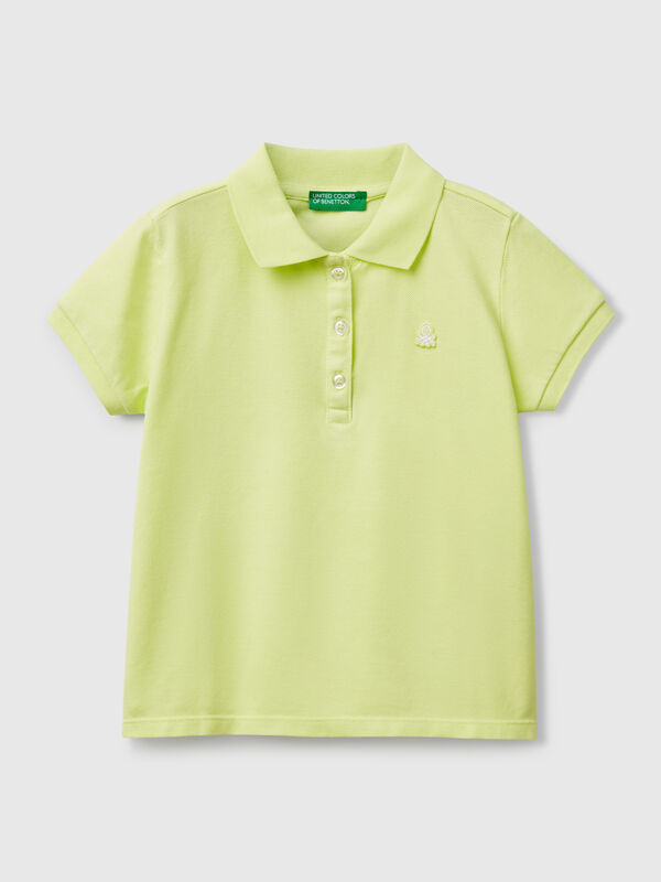 Polo de manga corta de algodón  Niña
