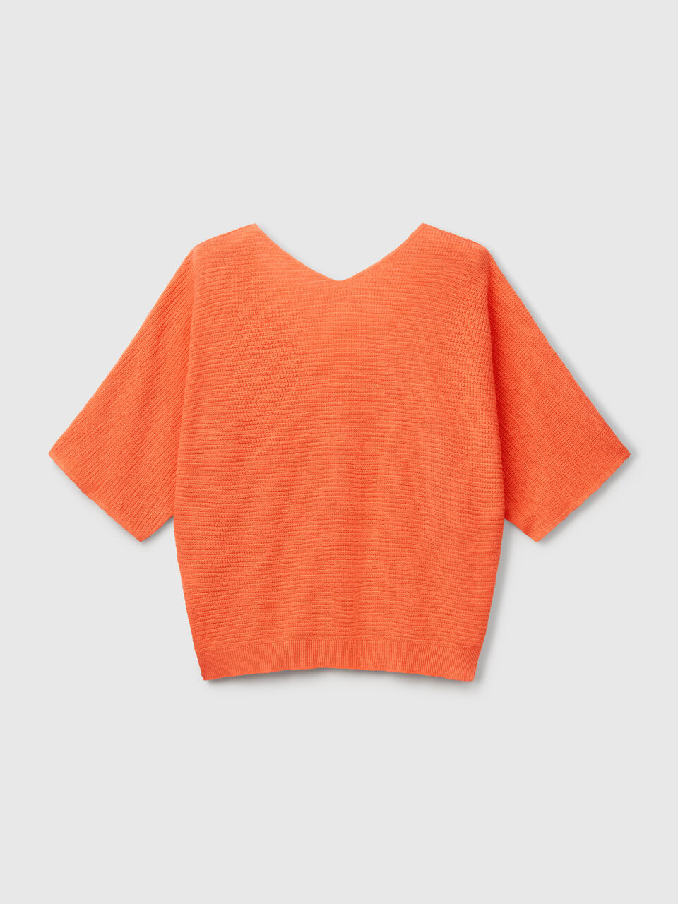 V NECK SWEATER H/S Mujer image number 2