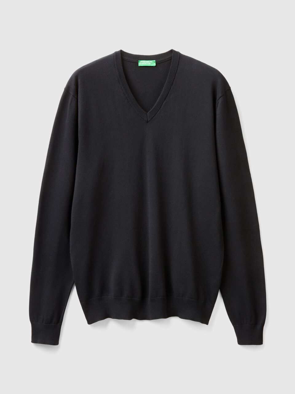 V NECK SWEATER L/S Hombre image number 1