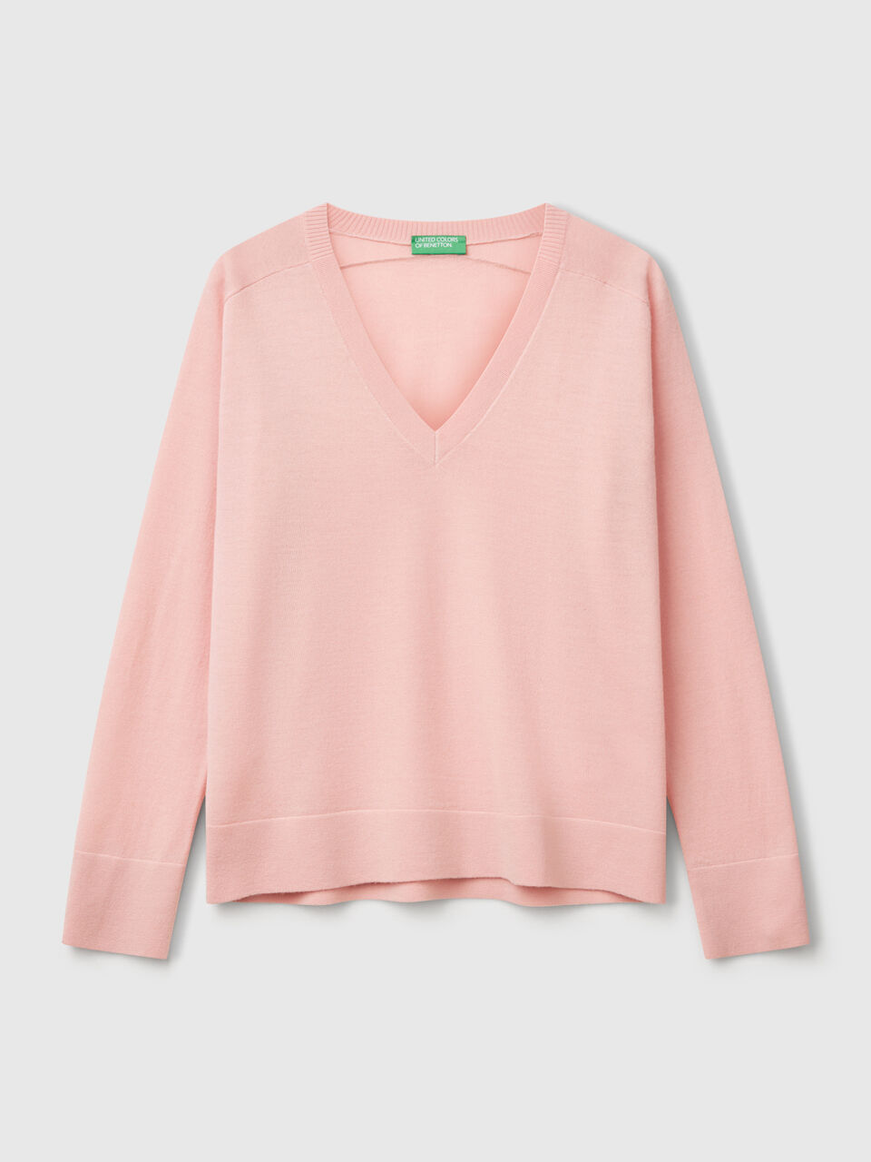 V NECK SWEATER L/S Mujer image number 1