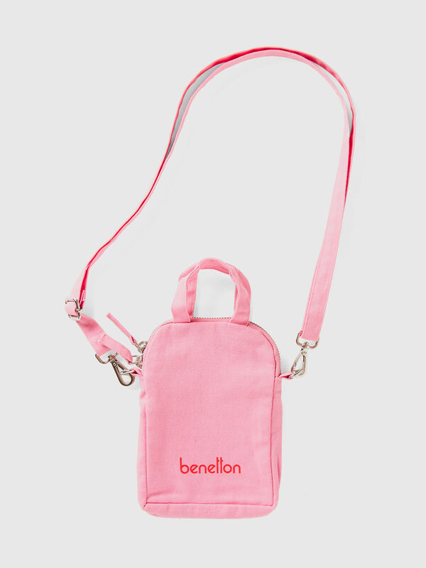 Funda para móvil rosa de 100 % algodón
