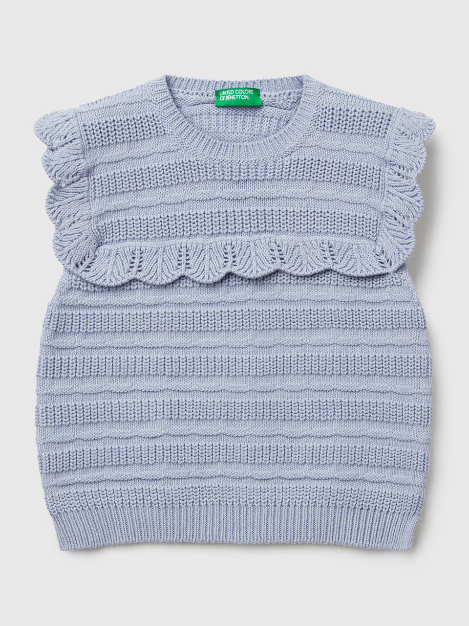 SLEEVELESS SWEATER Niña image number 1