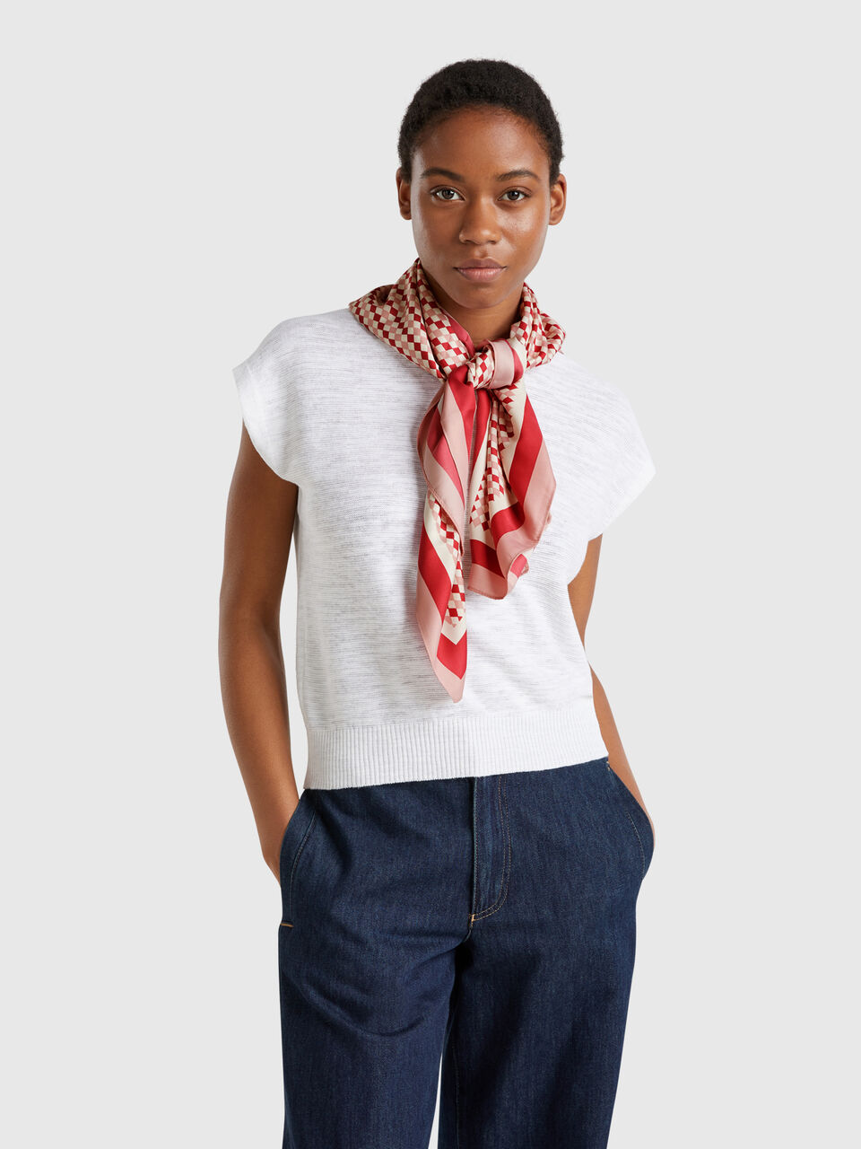 SQUARE SCARF Mujer image number 2