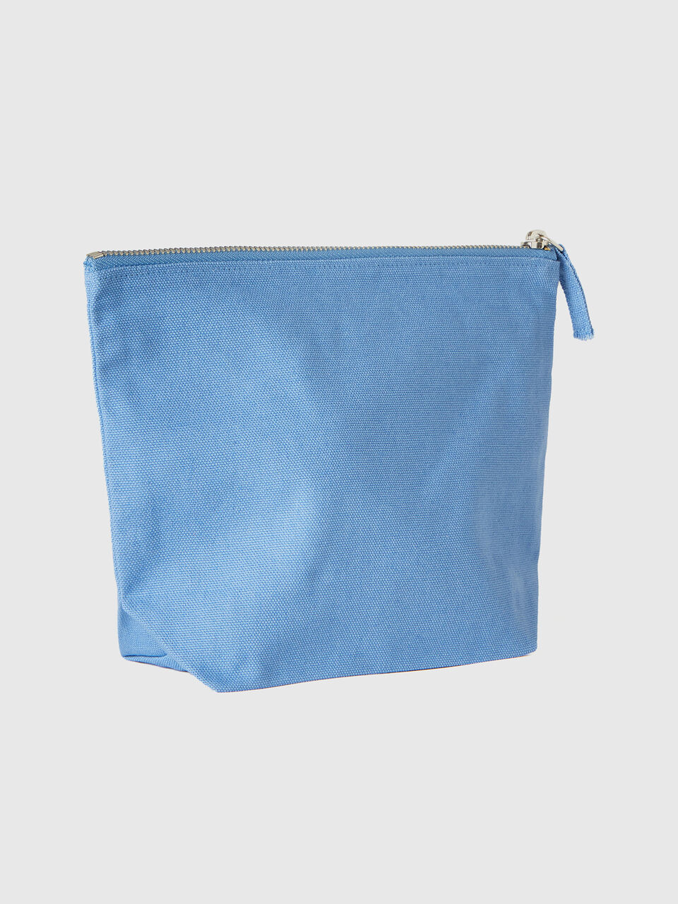 Light blue clutch in pure cotton image number 2
