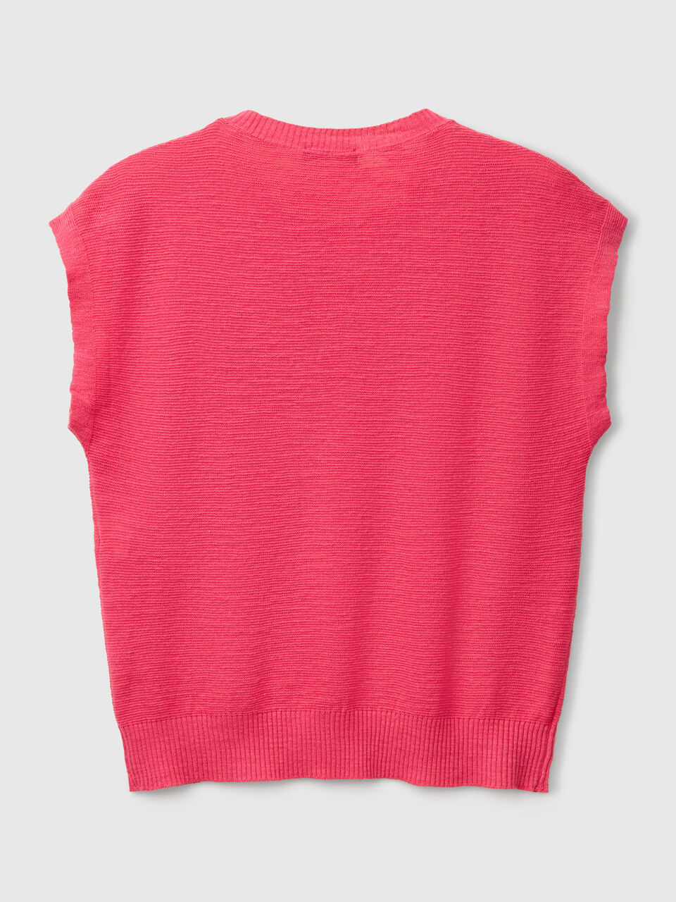 SLEEVELESS SWEATER Mujer image number 2
