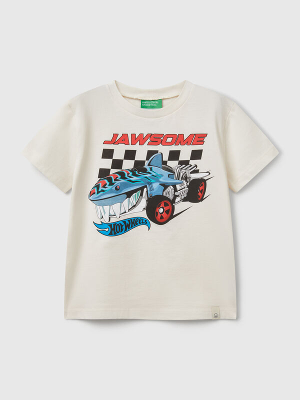 Camiseta de algodón Hot Wheels Niño