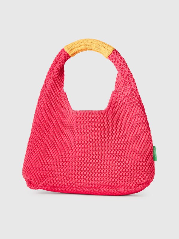 Bolso bandolera pequeño de crochet Mujer