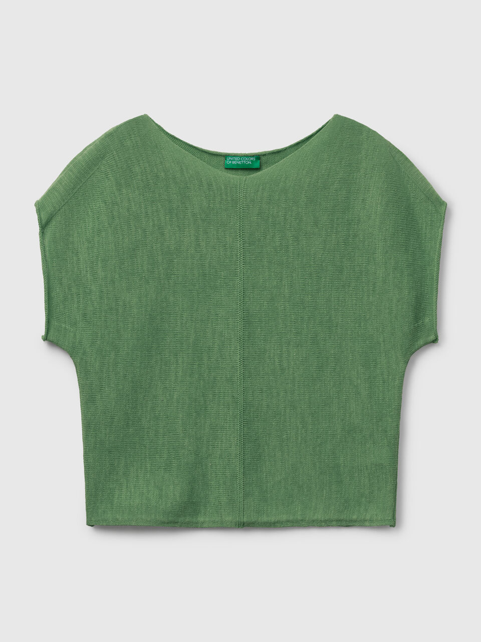 S/L V NECK SWEATER Mujer image number 1