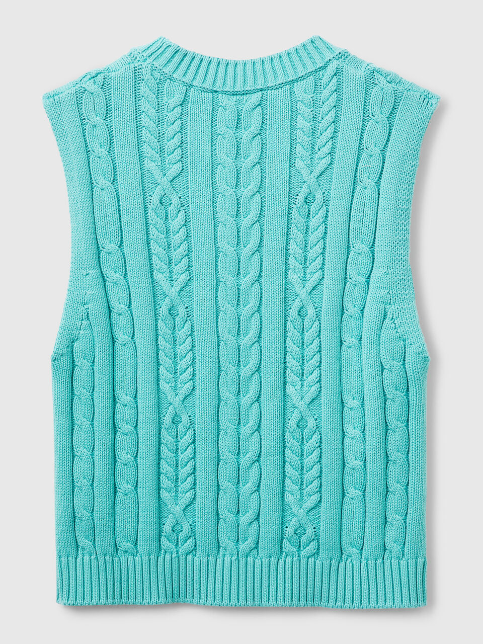 SLEEVELESS SWEATER Mujer image number 2