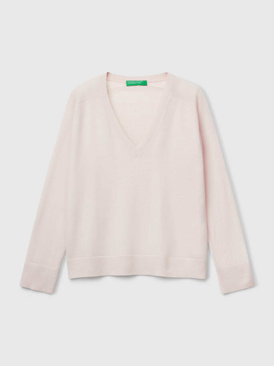 V NECK SWEATER L/S Mujer image number 1