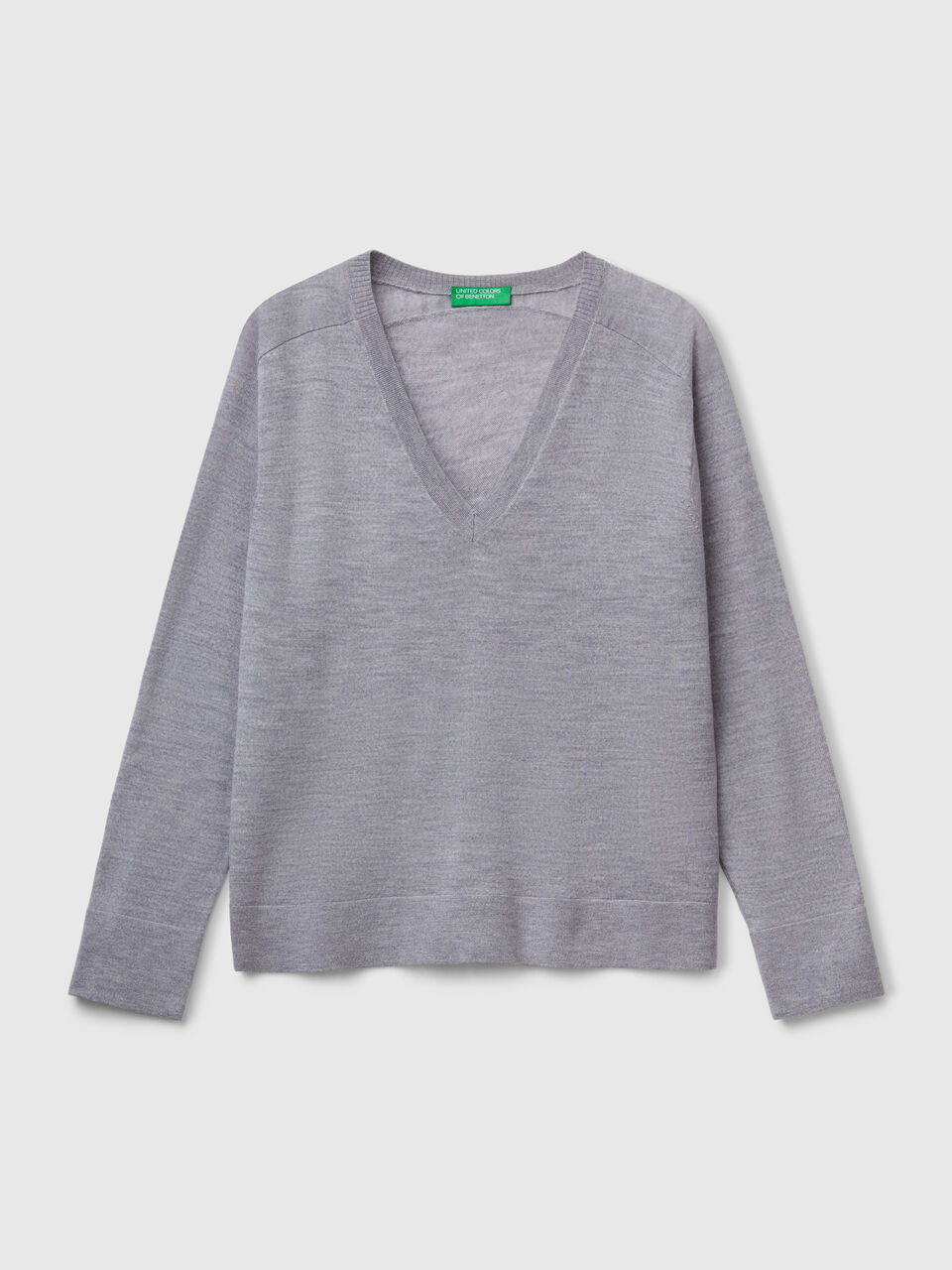 V NECK SWEATER L/S Mujer image number 1