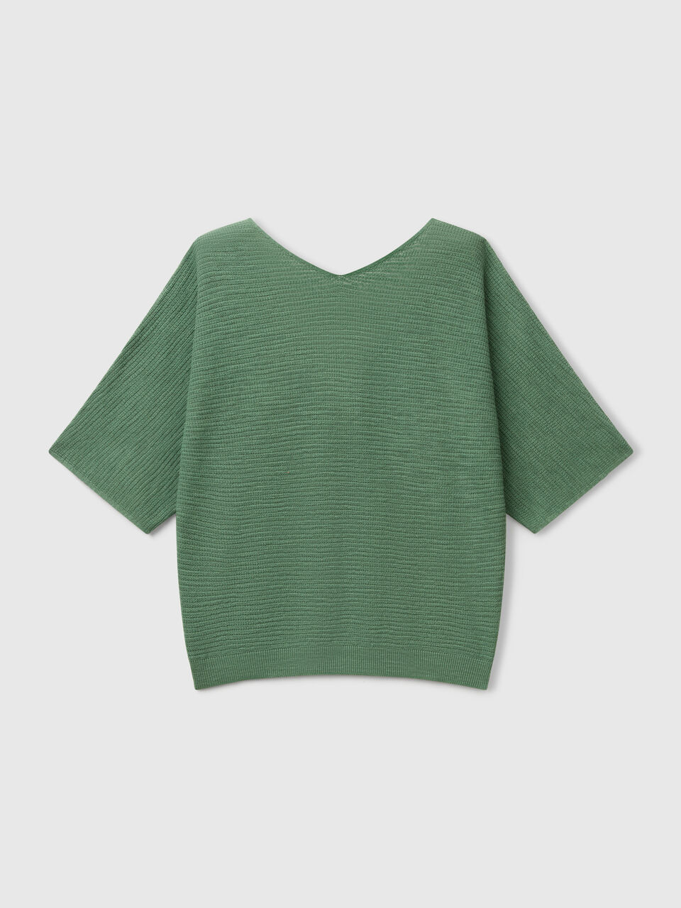 V NECK SWEATER H/S Mujer image number 2