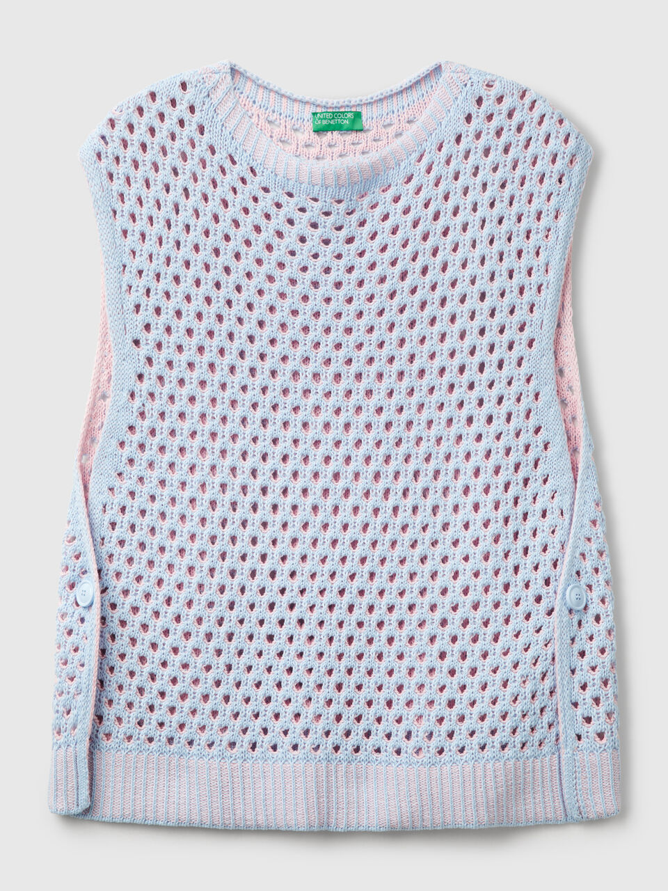 SLEEVELESS SWEATER Mujer image number 1