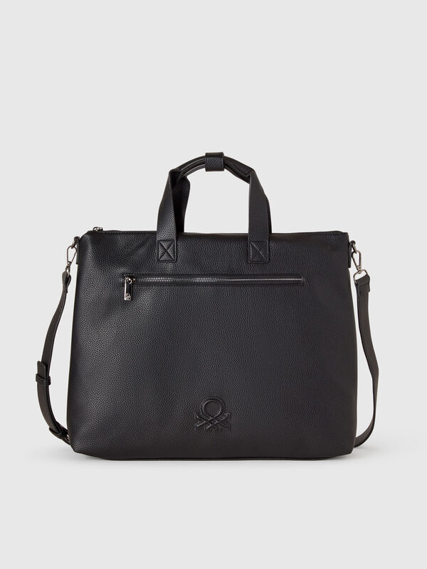 Bolso bandolera de tejido revestido Hombre