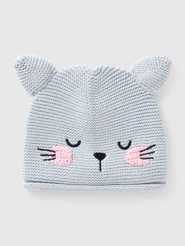 Gorra de tricot con apliques Recién nacidos