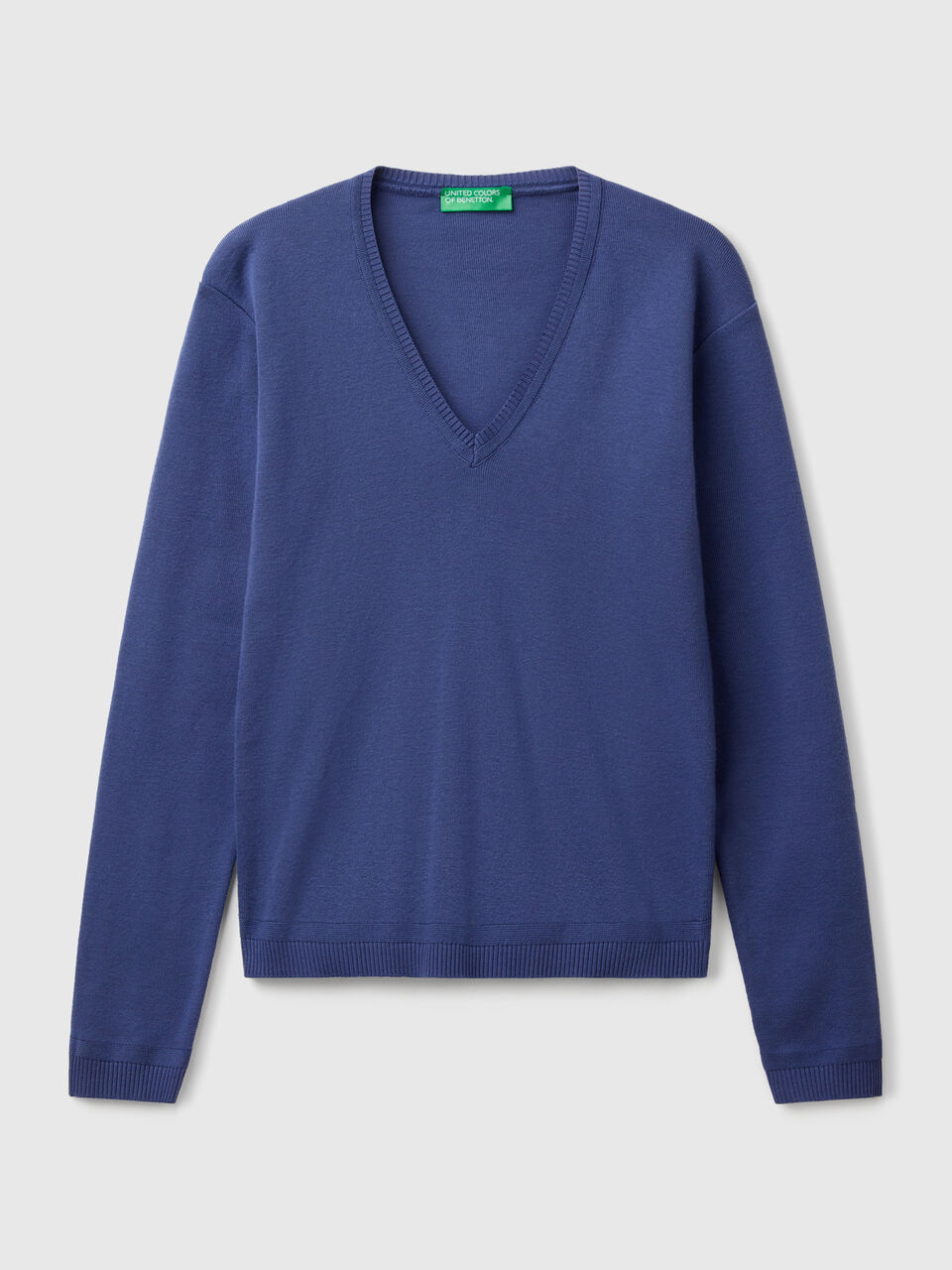 V NECK SWEATER L/S Mujer image number 1
