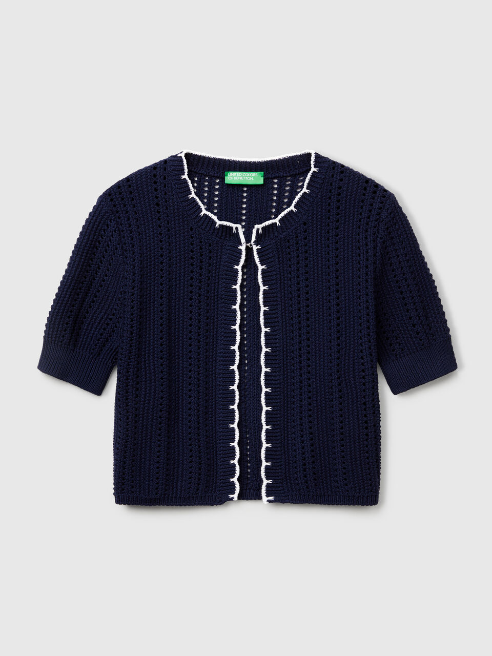 BUTTONED SWEATER H/S Mujer image number 1