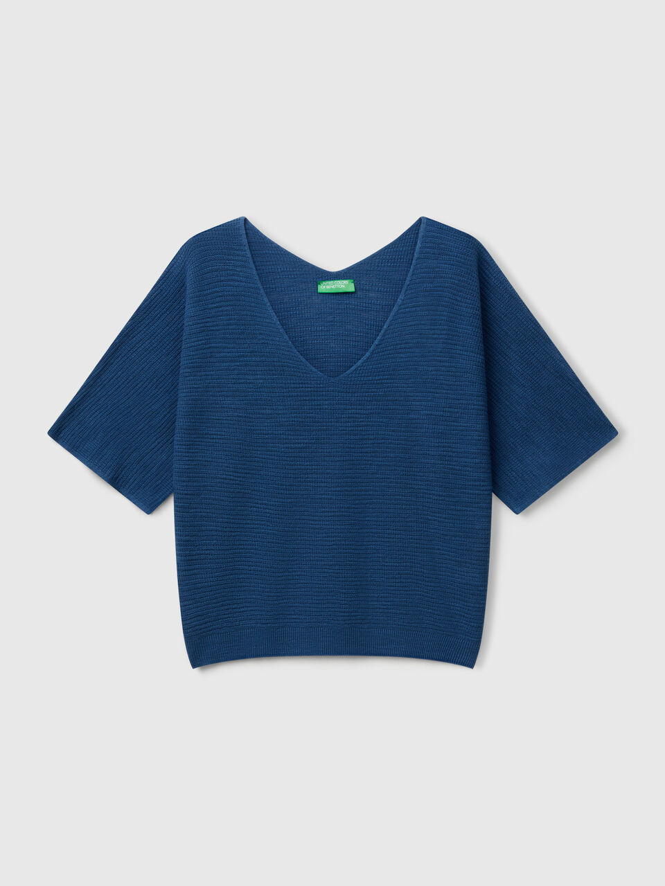 V NECK SWEATER H/S Mujer image number 1