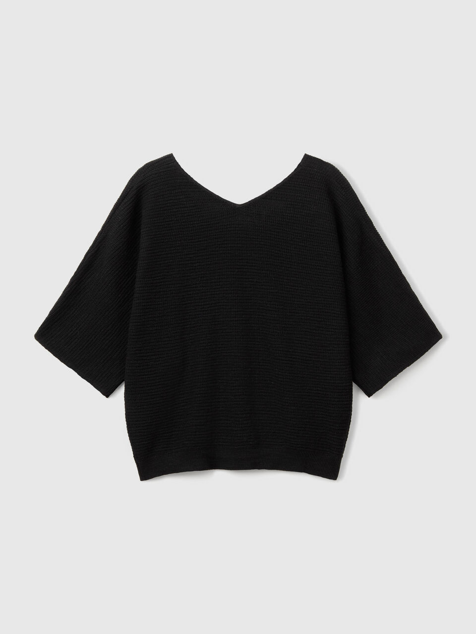 V NECK SWEATER H/S Mujer image number 2