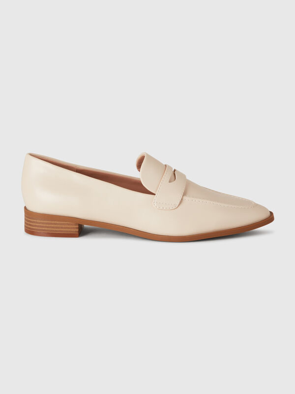 Mocasines en tejido revestido Mujer