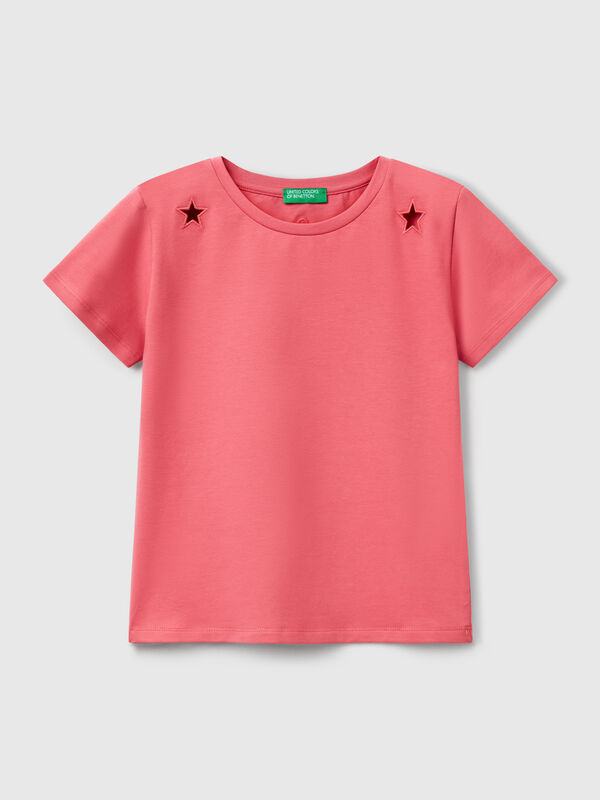 Camiseta con motivo recortado Niña
