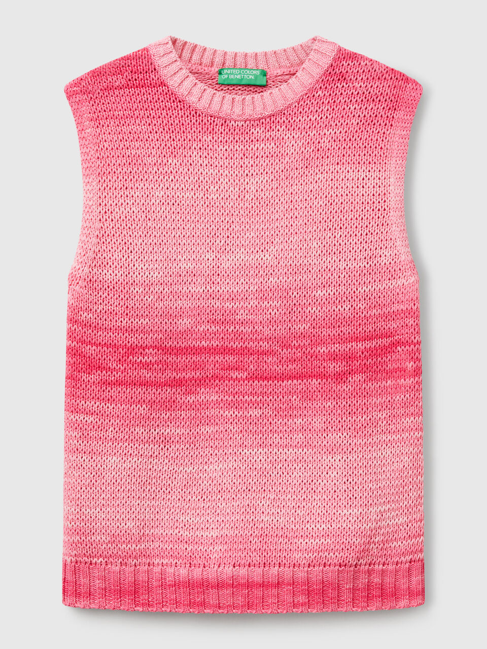 SLEEVELESS SWEATER Mujer image number 1