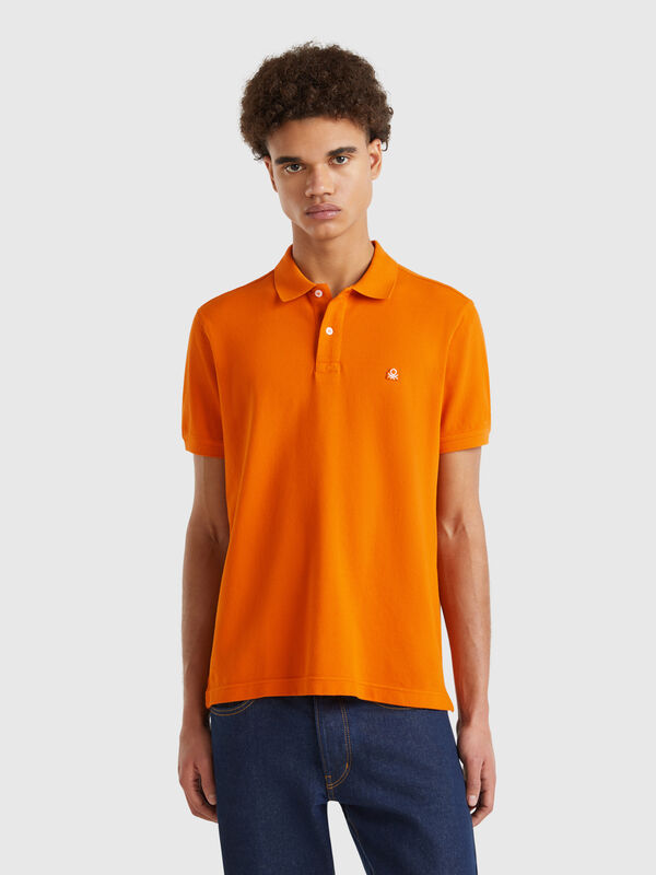 Polo regular fit en color óxido Hombre