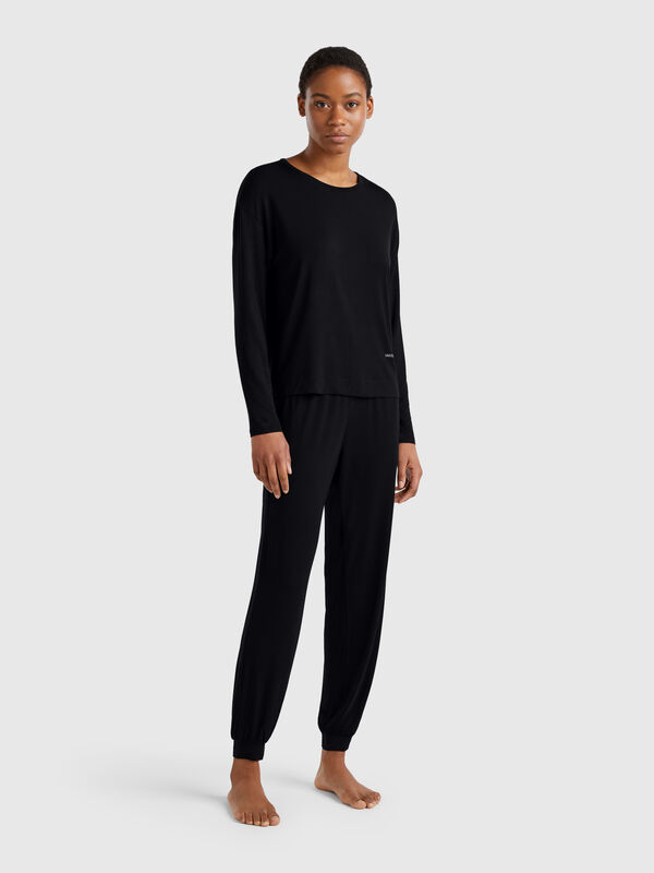 Pantalón de Modal elástico Mujer