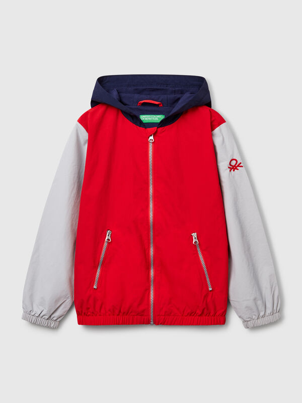 Chaqueta de nailon con capucha Niño