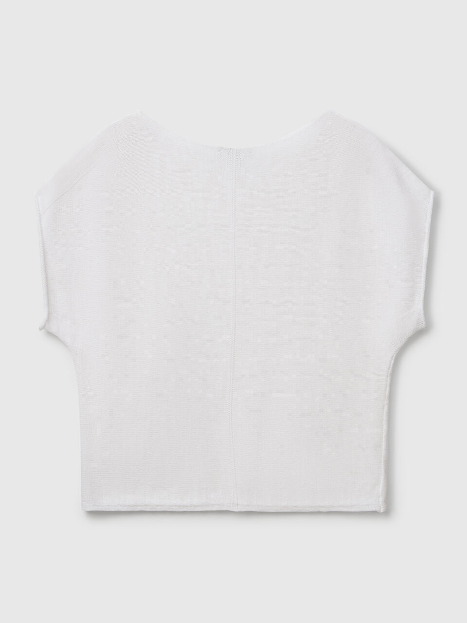 S/L V NECK SWEATER Mujer image number 2