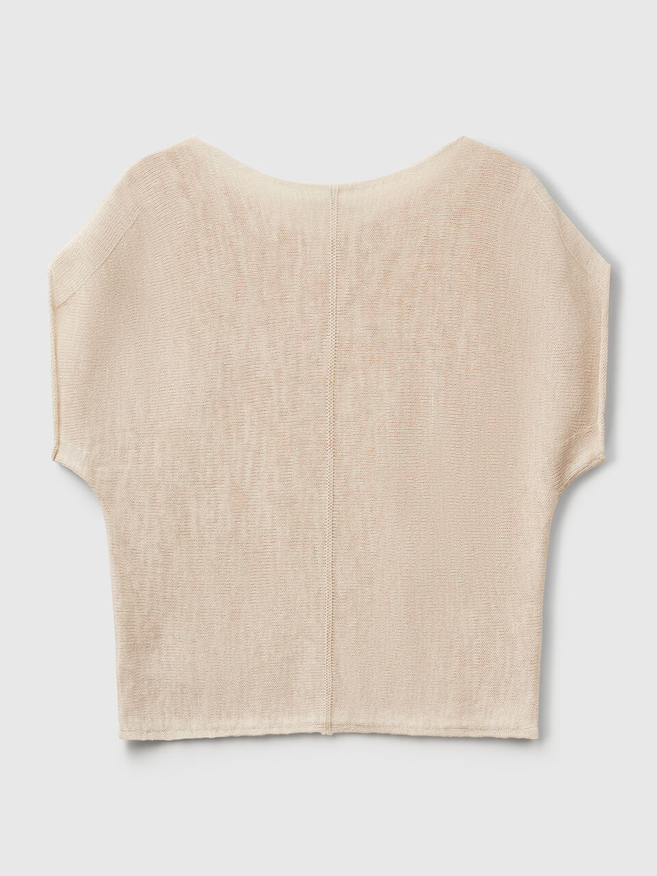 S/L V NECK SWEATER Mujer image number 2