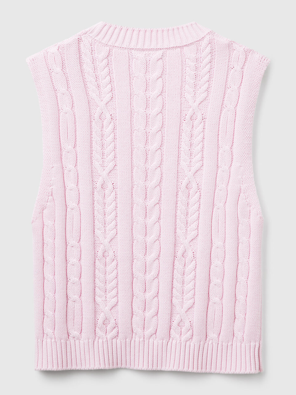 SLEEVELESS SWEATER Mujer image number 2
