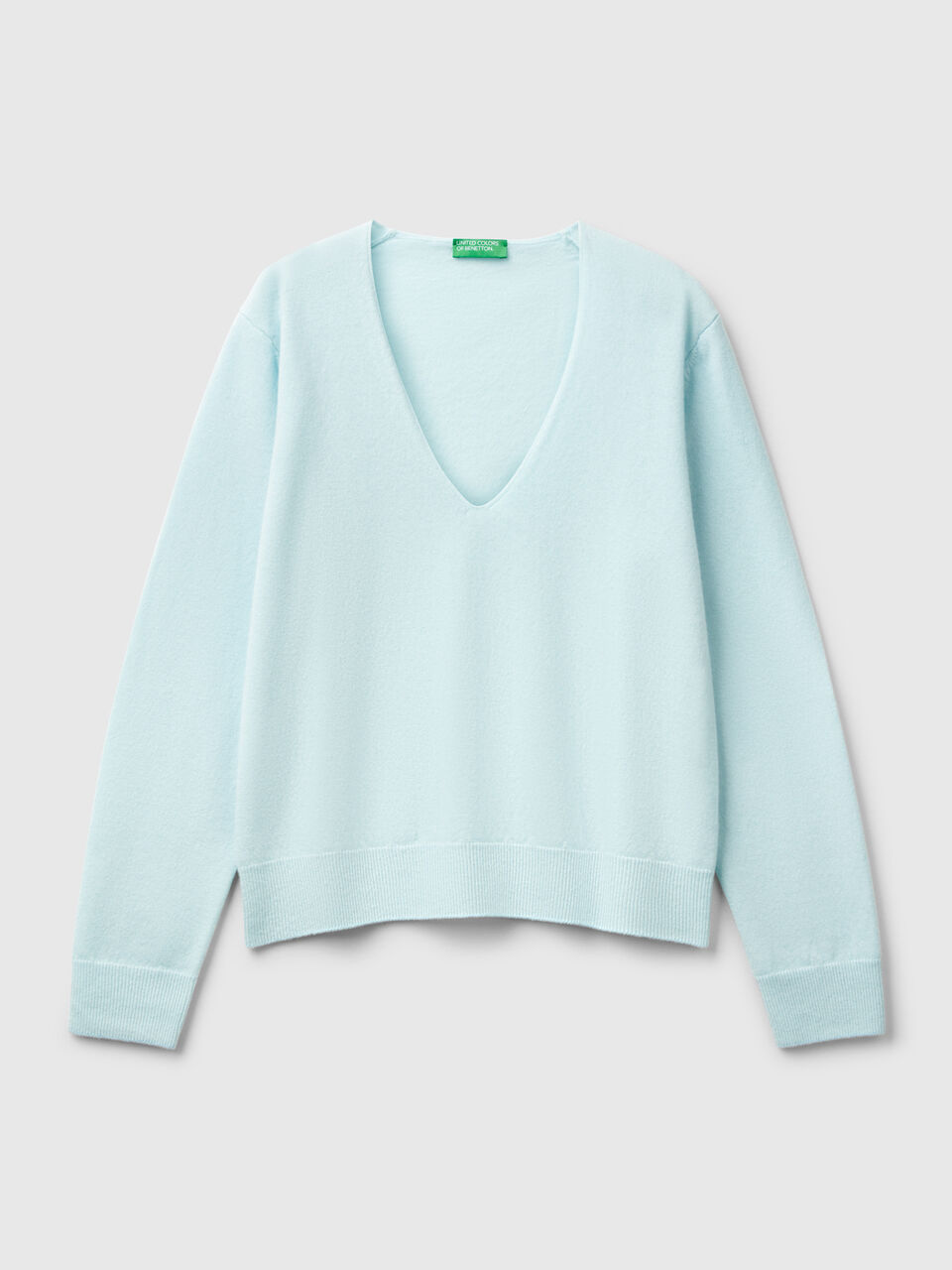 V NECK SWEATER L/S Mujer image number 1