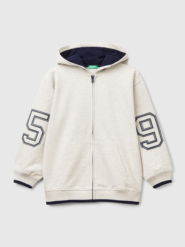 Sudadera con estampado engomado Niño