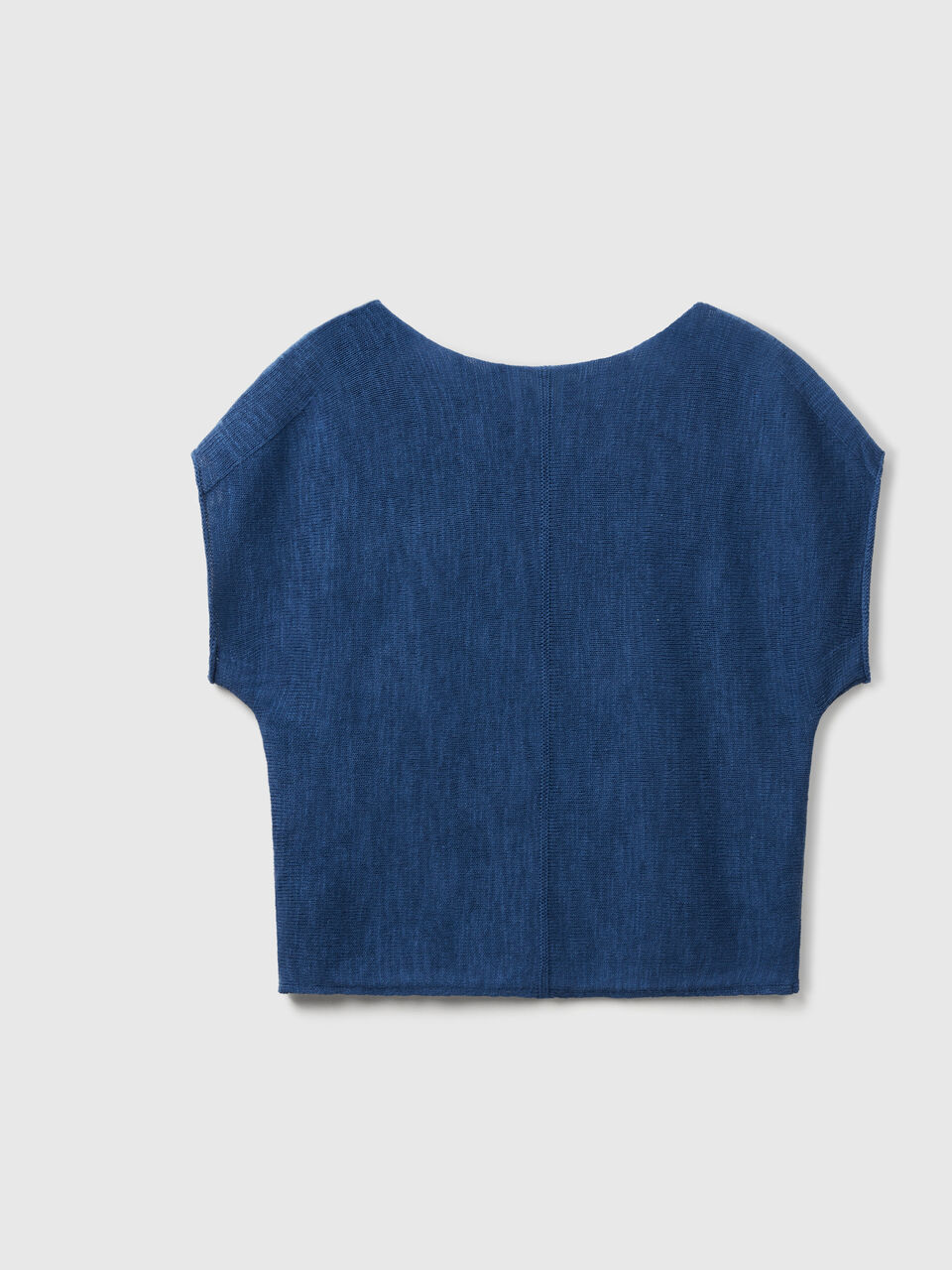 S/L V NECK SWEATER Mujer image number 2