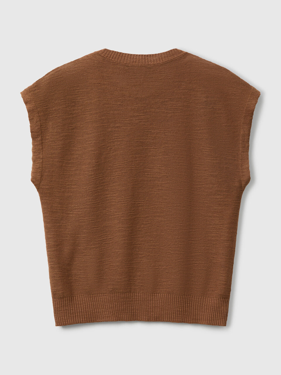 SLEEVELESS SWEATER Mujer image number 2