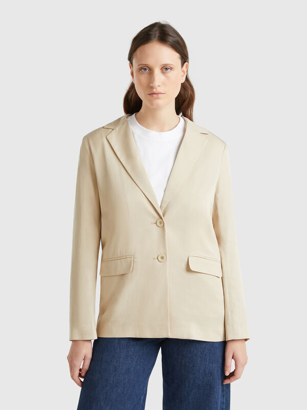 Chaqueta fluida Mujer