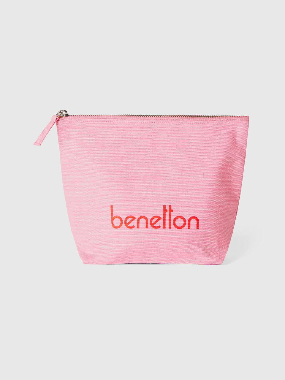 Pink clutch in pure cotton image number 1