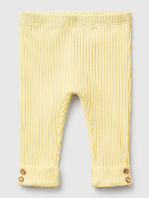 Legging de algodón elástico Recién nacidos