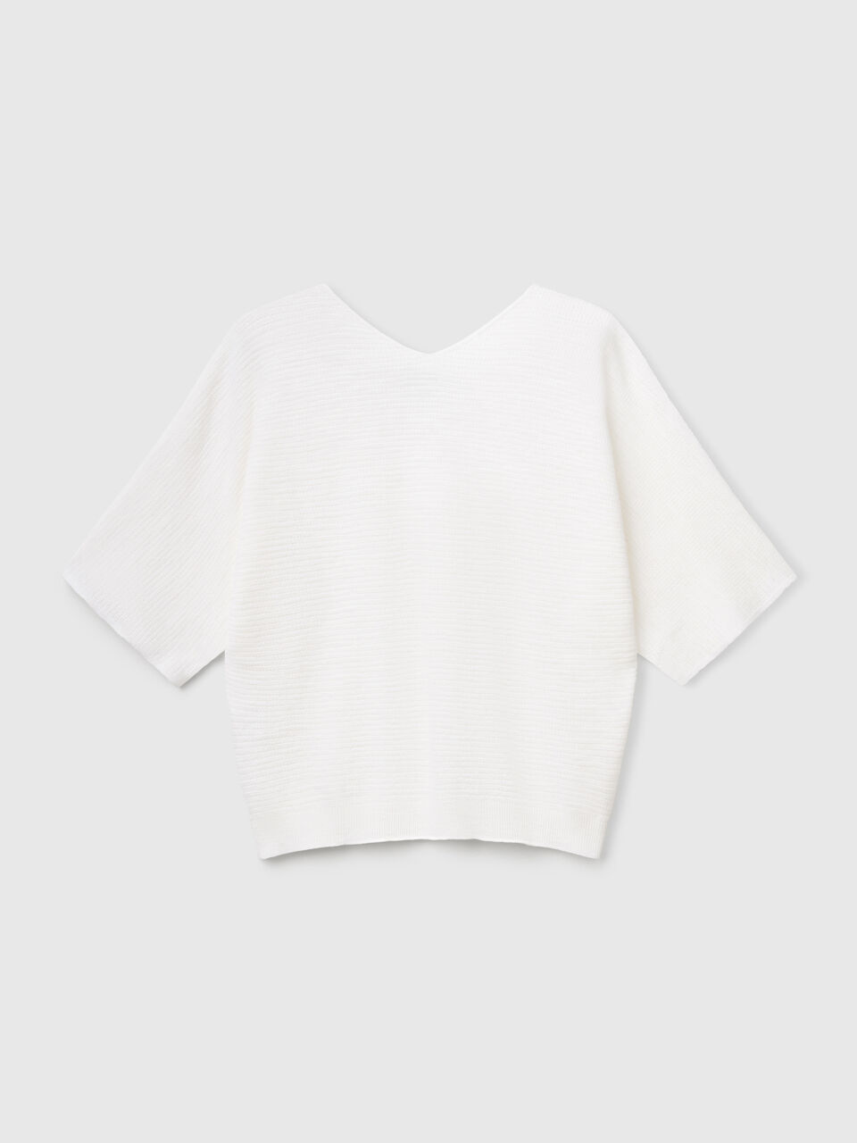 V NECK SWEATER H/S Mujer image number 2