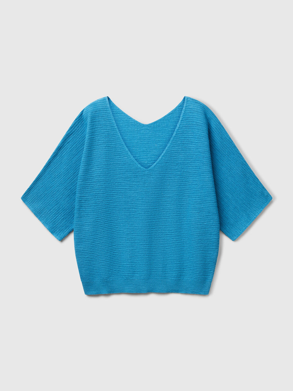 V NECK SWEATER H/S Mujer image number 1