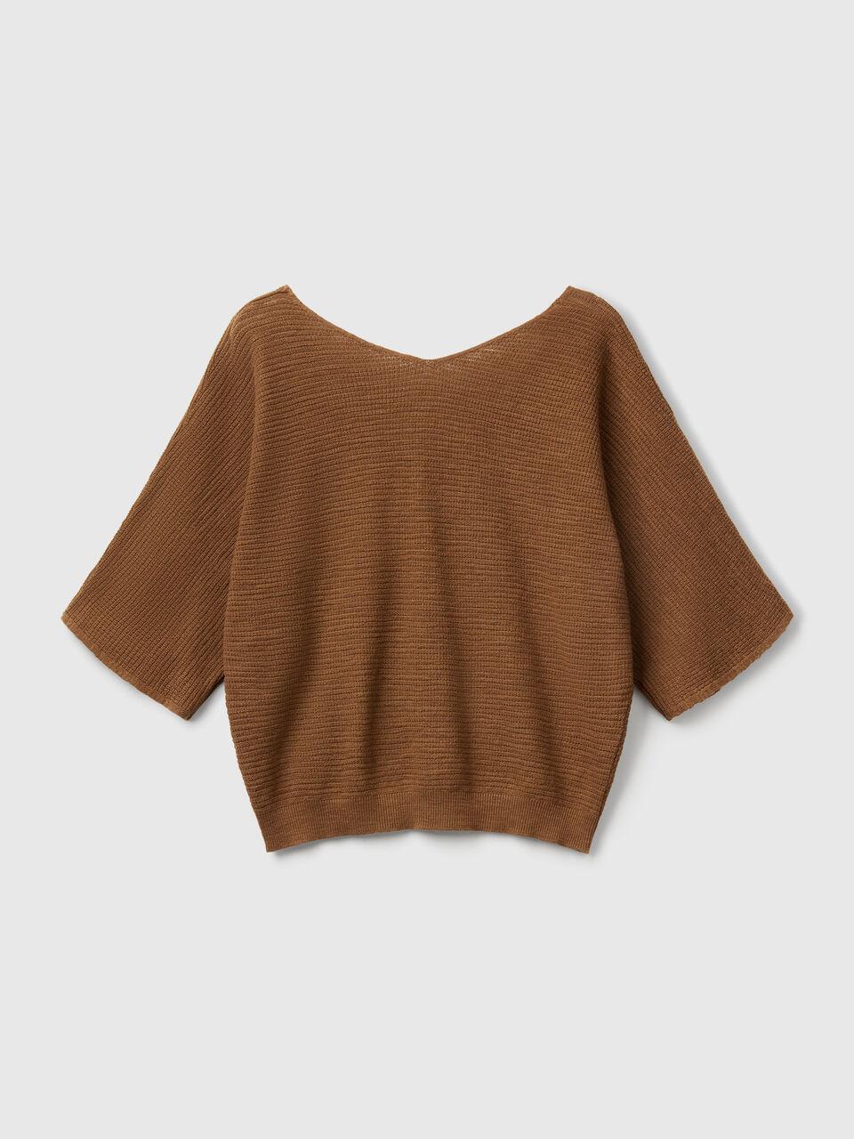 V NECK SWEATER H/S Mujer image number 2